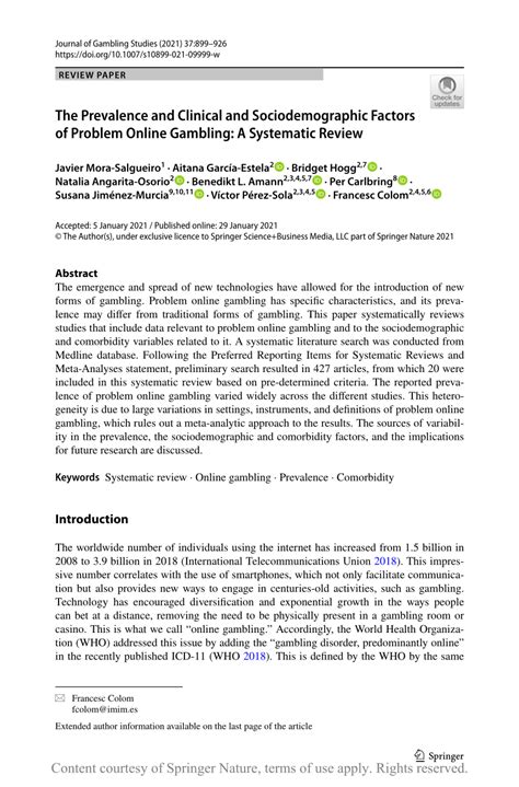 online gambling demographics|The Prevalence and Clinical and Sociodemographic Factors of Problem.